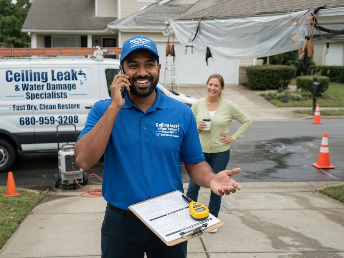 Ceiling Leak Cleanup Odell, IL FAQs